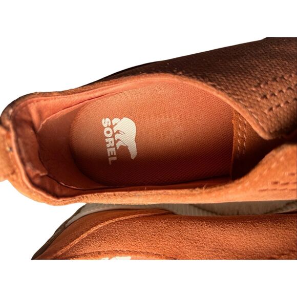 Sorel out n about rust orange sneaker slip on shoes 8.5 - Picture 8 of 10
